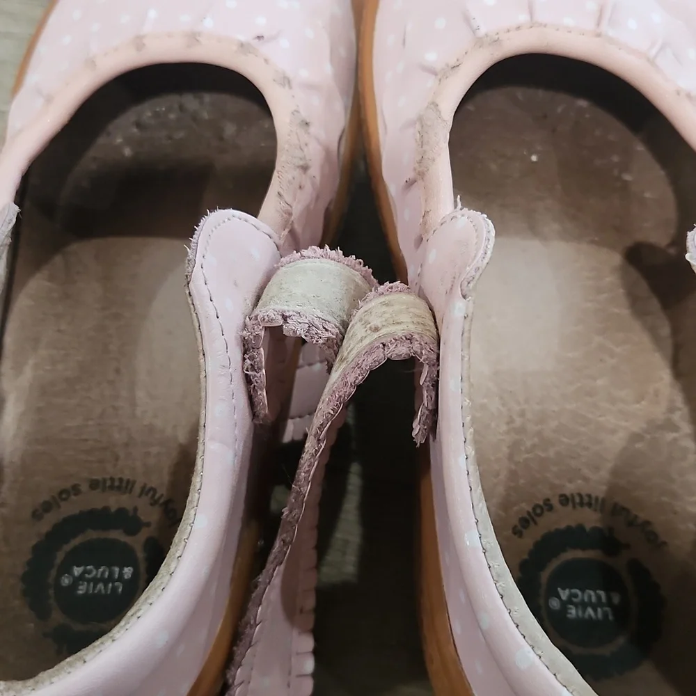 Ruche Mary Jane shoes by the brand Livie & Luca size kid's 12